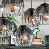 Koyoto Deckenleuchte Glas 15 cm Gold, Schwarz, 5-flammig