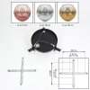 Ripoll Deckenleuchte Glas 15 cm Chrom, Gold, Klar, Kupferfarben, Rauchfarben, 3-flammig
