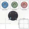 Chehalis Deckenleuchte Glas 15 cm Blau, Grün, Kupferfarben, 4-flammig