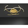 Wofi JULS Deckenleuchte LED Gold, 1-flammig