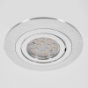 Monthois Einbauleuchte LED Chrom, Nickel-Matt, 1-flammig