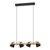 EGLO HORNWOOD-Z Hängeleuchte LED Braun, Schwarz, 4-flammig, Farbwechsler