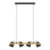EGLO HORNWOOD-Z Hängeleuchte LED Braun, Schwarz, 4-flammig, Farbwechsler