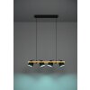 EGLO HORNWOOD-Z Hängeleuchte LED Braun, Schwarz, 4-flammig, Farbwechsler