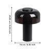 EGLO PONENTE Tischleuchte LED Schwarz, 1-flammig