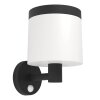 EGLO PANTETE Solarleuchte LED Schwarz, 1-flammig, Bewegungsmelder