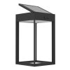 EGLO SUZZARA Solarleuchte LED Schwarz, 1-flammig, Bewegungsmelder