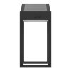 EGLO SUZZARA Solarleuchte LED Schwarz, 1-flammig, Bewegungsmelder