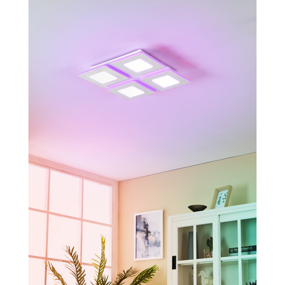 EGLO PADROGIANO-Z Deckenleuchte LED Weiß, Farbwechsler main product photo