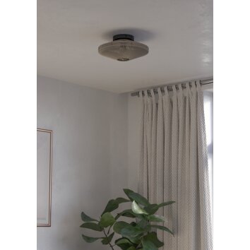 EGLO MIDSUMER Deckenleuchte Schwarz, 1-flammig