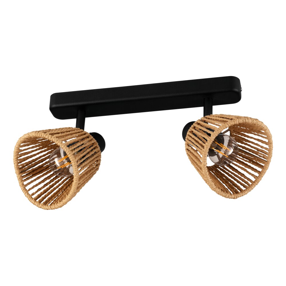 EGLO KEELBY Deckenleuchte Schwarz, 2-flammig main product photo