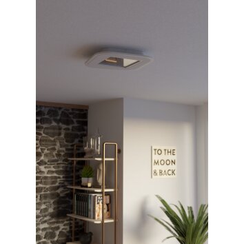 EGLO MACCHIONI Deckenleuchte LED Weiß, Fernbedienung EGLO MACCHIONI Deckenleuchte LED Weiß, Fernbedienung