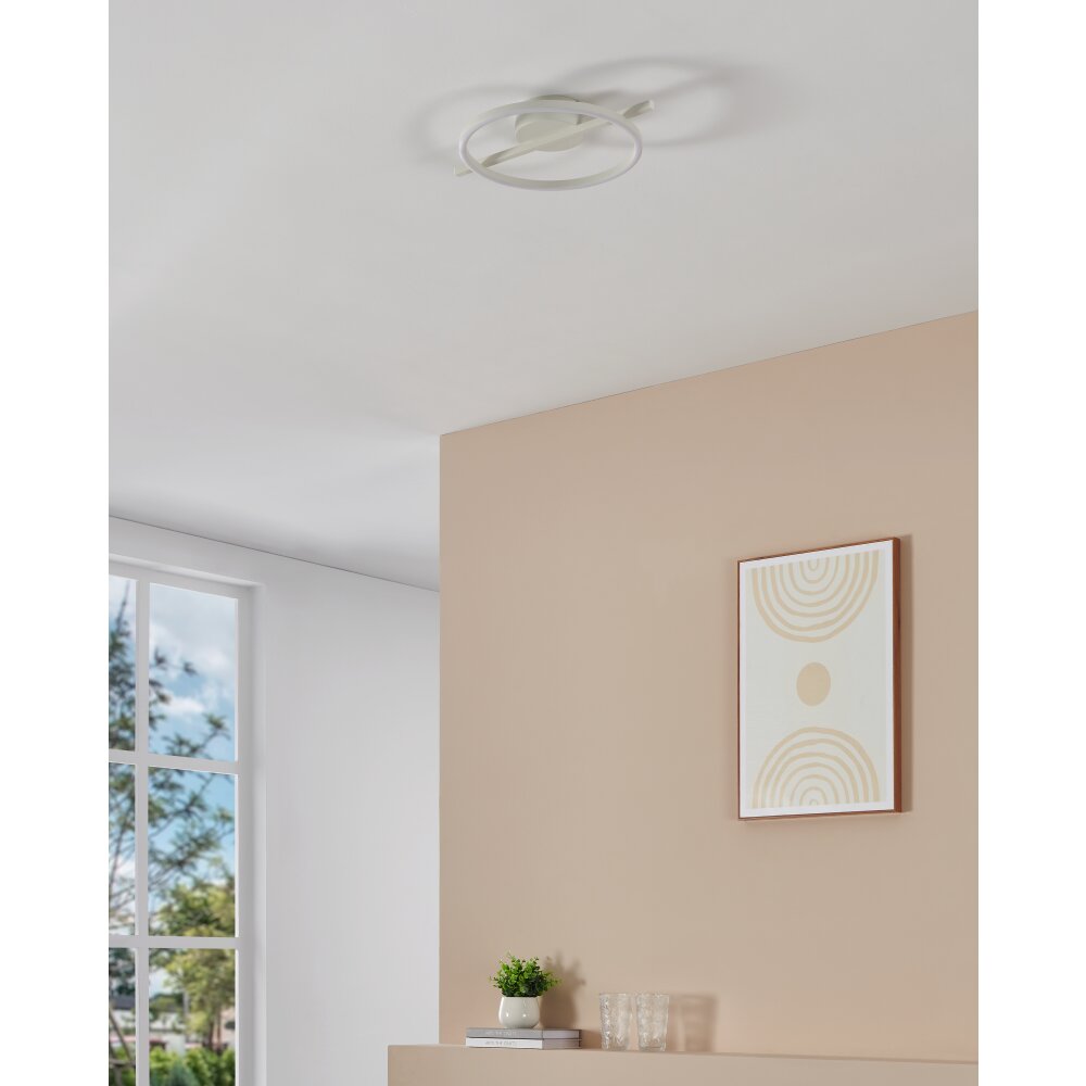 EGLO AMANDOLO Deckenleuchte LED Weiß, Fernbedienung, Farbwechsler main product photo