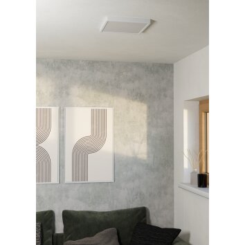 EGLO FUEVA 6 Deckenleuchte LED Weiß, Farbwechsler