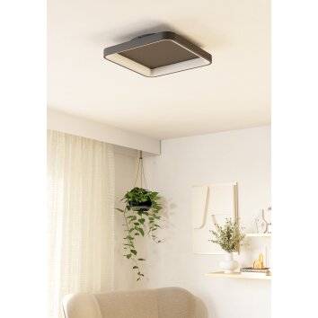EGLO LORETELLO Deckenleuchte LED Schwarz, Fernbedienung EGLO LORETELLO Deckenleuchte LED Schwarz, Fernbedienung