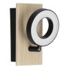 EGLO RIELVES Wandleuchte LED Braun, Schwarz