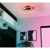 EGLO AMANDOLO Deckenleuchte LED Schwarz, Fernbedienung, Farbwechsler