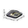 EGLO TIRIOLO Deckenleuchte LED Gold, Schwarz