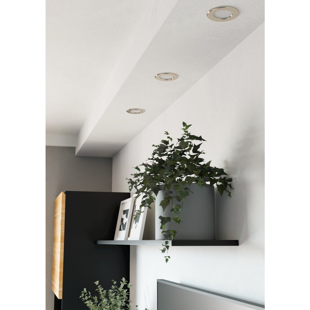 EGLO FUEVA 6 Einbauleuchte LED Nickel-Matt, Farbwechsler main product photo