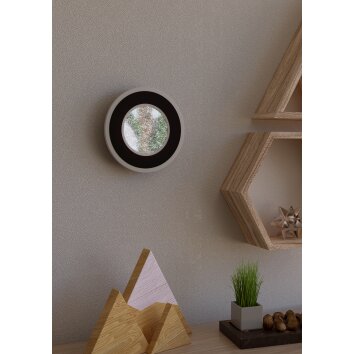 EGLO MACCHIONI Wandleuchte LED Schwarz, Weiß