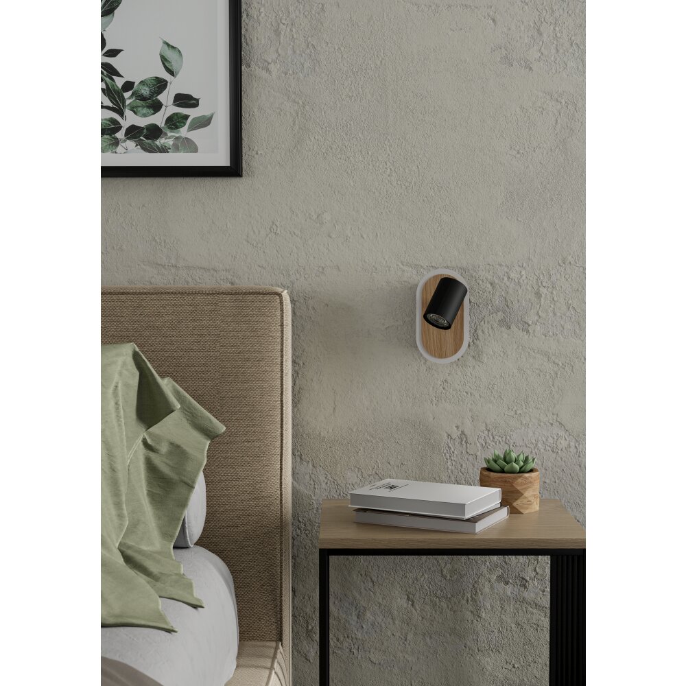 EGLO RIMBOCCHI Wandleuchte LED Braun, Schwarz main product photo