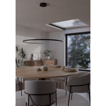 EGLO PARRUTA Hängeleuchte LED Schwarz, Fernbedienung EGLO PARRUTA Hängeleuchte LED Schwarz, Fernbedienung