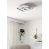EGLO TIRIOLO Deckenleuchte LED Silber, Weiß