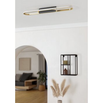 EGLO CONIVARENA Deckenleuchte LED Schwarz, Farbwechsler