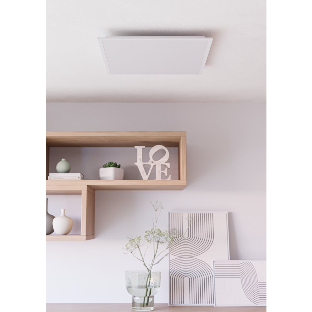 EGLO MORADILLO-R Deckenleuchte LED Weiß, Fernbedienung main product photo