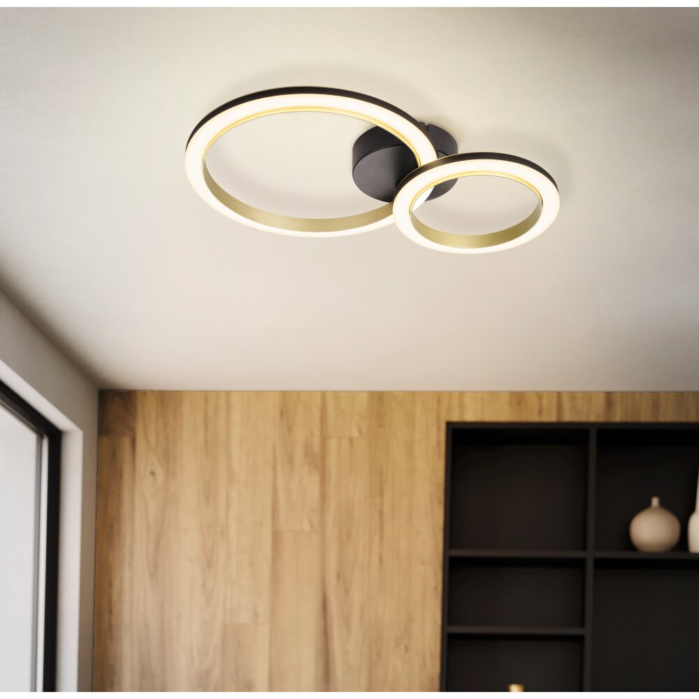 EGLO CALLIERA Deckenleuchte LED Messing, Schwarz main product photo