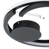 EGLO MEZZOMONTE Deckenleuchte LED Schwarz, Fernbedienung