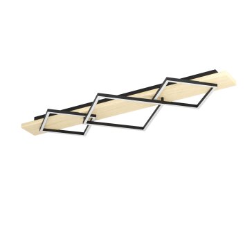 EGLO BOYAL Deckenleuchte LED Braun, Schwarz