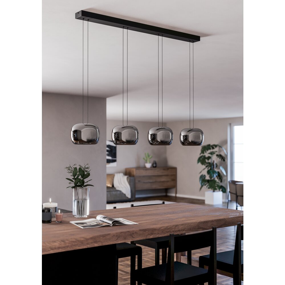 EGLO HORTUNAS Hängeleuchte LED Schwarz main product photo