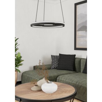 EGLO MEZZOMONTE Hängeleuchte LED Schwarz, Fernbedienung EGLO MEZZOMONTE Hängeleuchte LED Schwarz, Fernbedienung