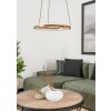 EGLO MEZZOMONTE Hängeleuchte LED Bronze, Schwarz, Fernbedienung