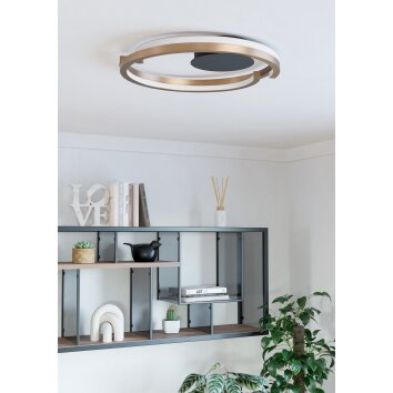 EGLO MEZZOMONTE Deckenleuchte LED Bronze, Schwarz, Fernbedienung EGLO MEZZOMONTE Deckenleuchte LED Bronze, Schwarz, Fernbedienung