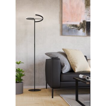EGLO CASTELPOTO Stehleuchte LED Schwarz