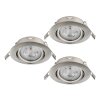 EGLO FAVAZZINA Einbauleuchte LED Nickel-Matt