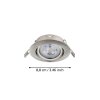 EGLO FAVAZZINA Einbauleuchte LED Nickel-Matt