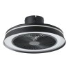 EGLO VALLONIA Leuchte mit Ventilator LED Schwarz, Fernbedienung, Farbwechsler