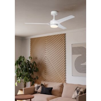 EGLO ORCUTT Deckenventilator LED weiß matt, Fernbedienung EGLO ORCUTT Deckenventilator LED weiß matt, Fernbedienung