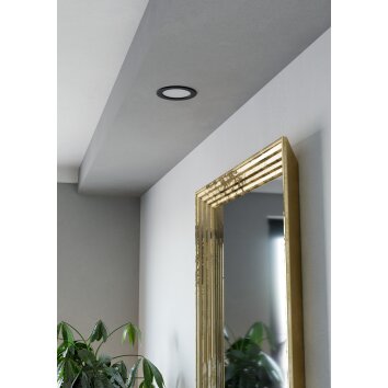 EGLO FUEVA 6-Z Einbauleuchte LED Schwarz, Farbwechsler