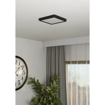 EGLO FUEVA 6-Z Deckenleuchte LED Schwarz, Farbwechsler