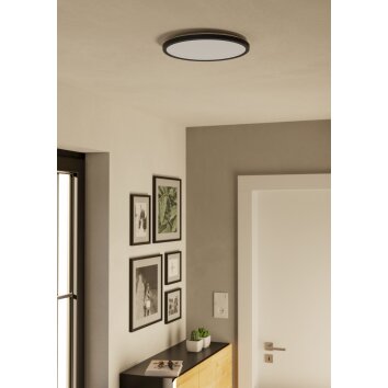 EGLO ROVITO-Z Deckenleuchte LED Schwarz, Farbwechsler