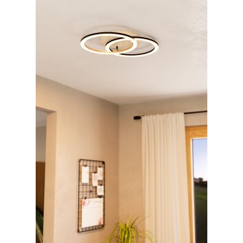 EGLO LOMALTAS-Z Deckenleuchte LED Braun, Schwarz