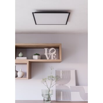 EGLO MORADILLO-Z Deckenleuchte LED Schwarz, Farbwechsler