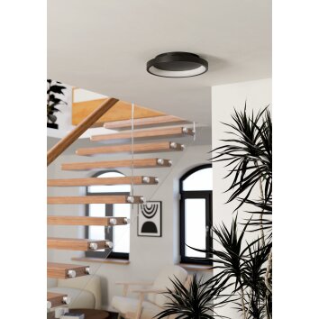 EGLO LORETELLO-Z Deckenleuchte LED Schwarz, Farbwechsler EGLO LORETELLO-Z Deckenleuchte LED Schwarz, Farbwechsler