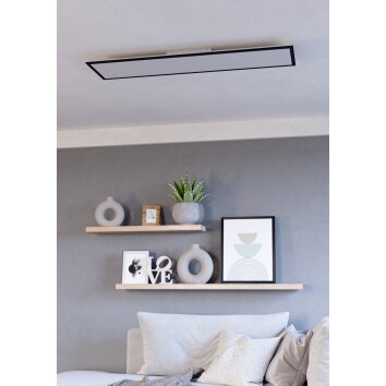 EGLO MORADILLO-Z Deckenleuchte LED Schwarz, Farbwechsler