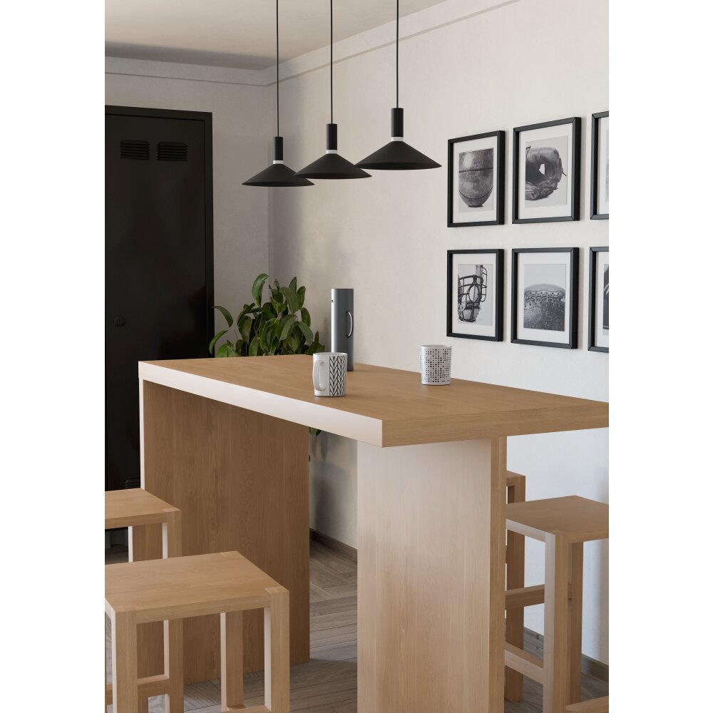 EGLO CONOMAVILLA-Z Hängeleuchte LED Schwarz, Farbwechsler main product photo