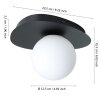 EGLO CASTROVIDO Wandleuchte LED Schwarz